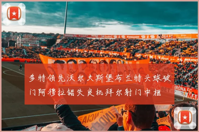 多特领先沃尔夫斯堡布兰特头球破门阿穆拉错失良机拜尔射门中框